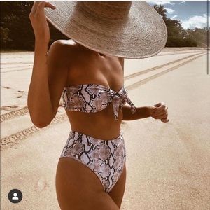 Tan + Lines Naxos Bottoms - Python